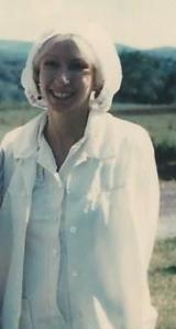 Oh no, years later I still have a white uniform and a hair net!